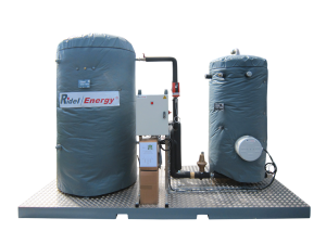 Complete solution for production of hot water PackRidel Ridel Energy
