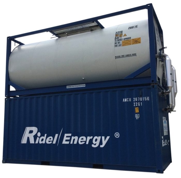 Heat recovery unit for industrial refrigeration CubRidel RidelEnergy