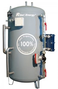 Heat recovery unit for refrigeration system RecRidel Ridel Energy