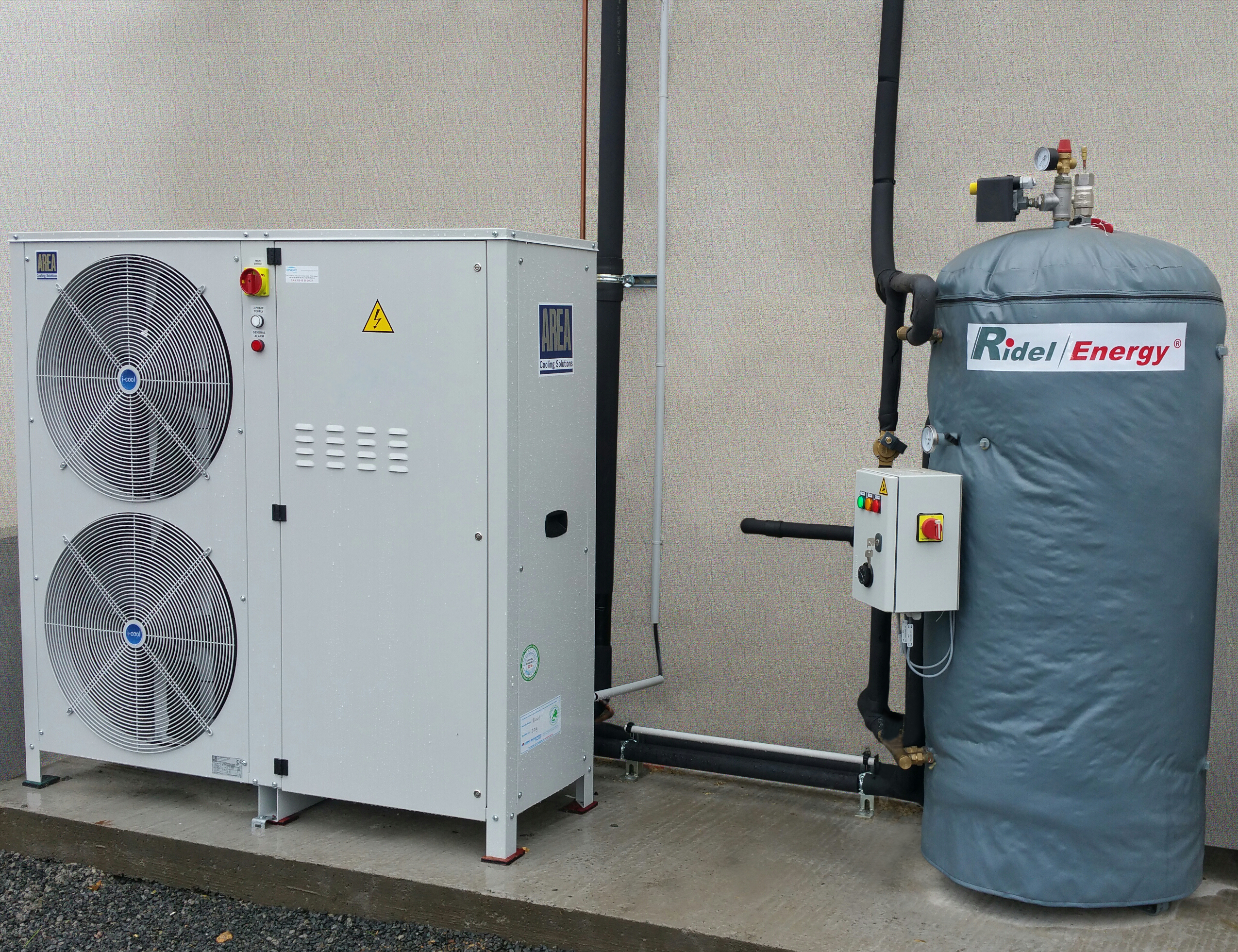 Heat recovery unit for convenience stores Ridel Energy