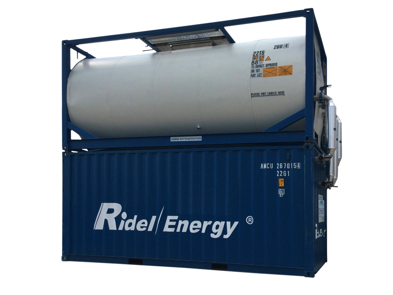 Heat recovery from refrigeration units Ridel/Cub Ridel-Energy