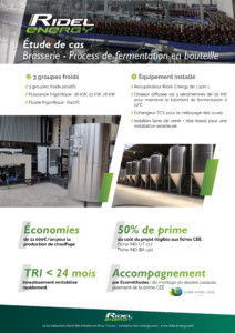 Récupération de chaleur brasserie - Etude de cas - Ridel-Energy