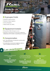 Récupération de chaleur hôtel 4 étoiles - Etude de cas - Ridel-Energy