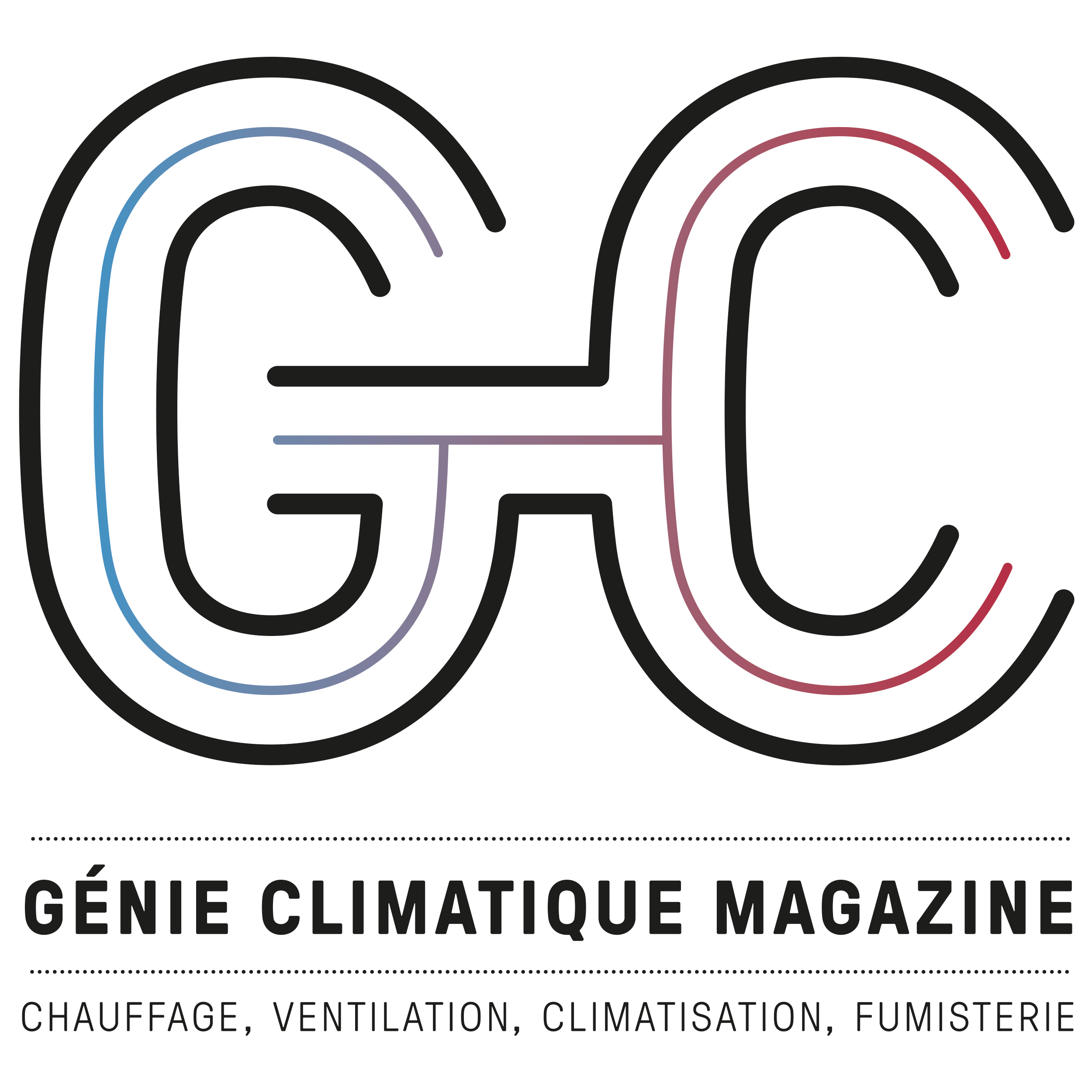 Genie Climatique Magazine - Logo vertical
